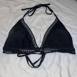 Black Triangle Bikini Top